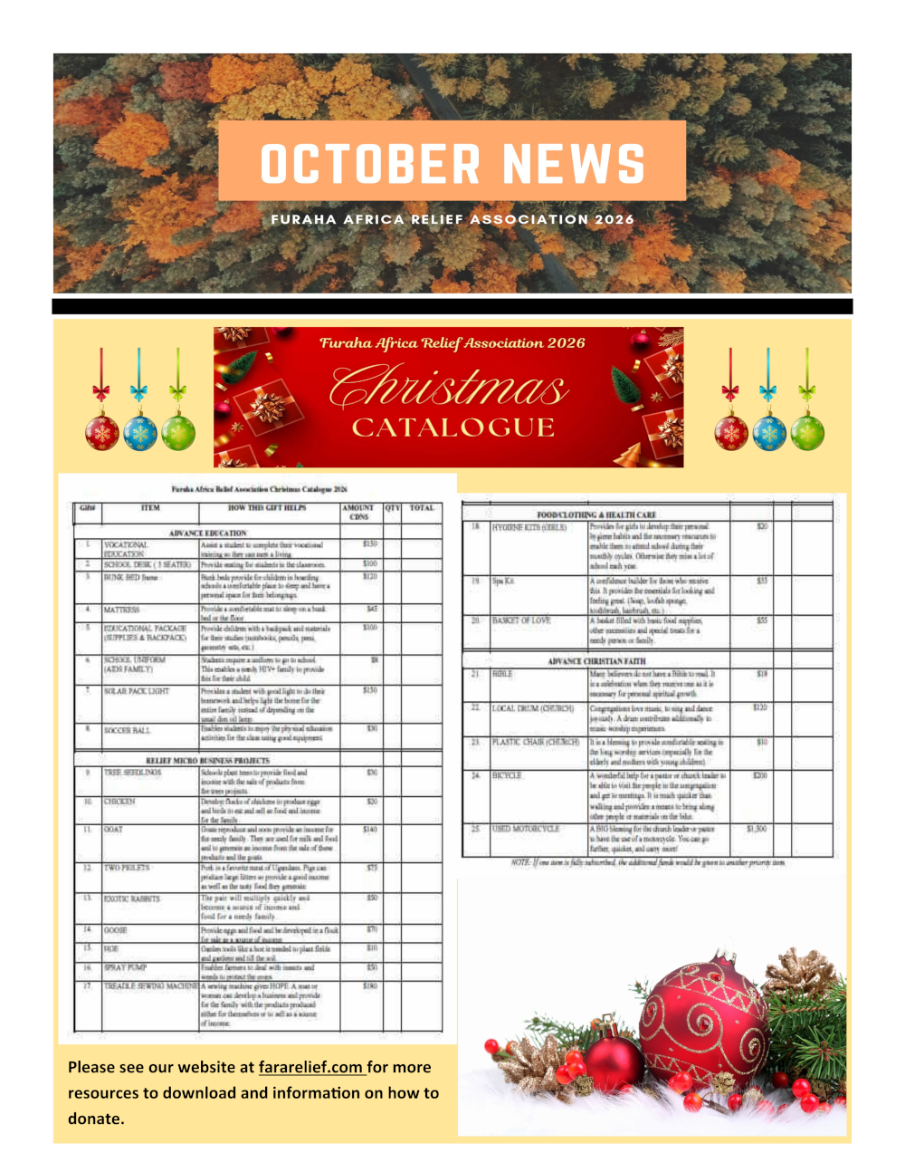 2026 10 Fara Newsletter
